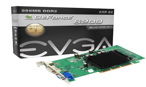 NVIDIA GEFORCE 6200 256 MB 64 bit DDR2