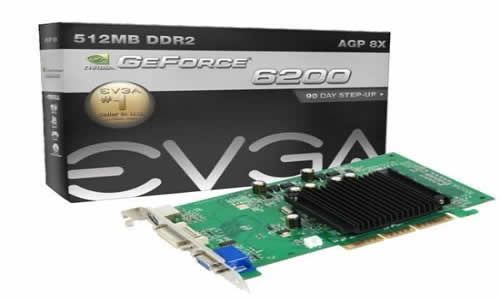 NVIDIA GEFORCE 6200 512 MB 64 bit DDR2